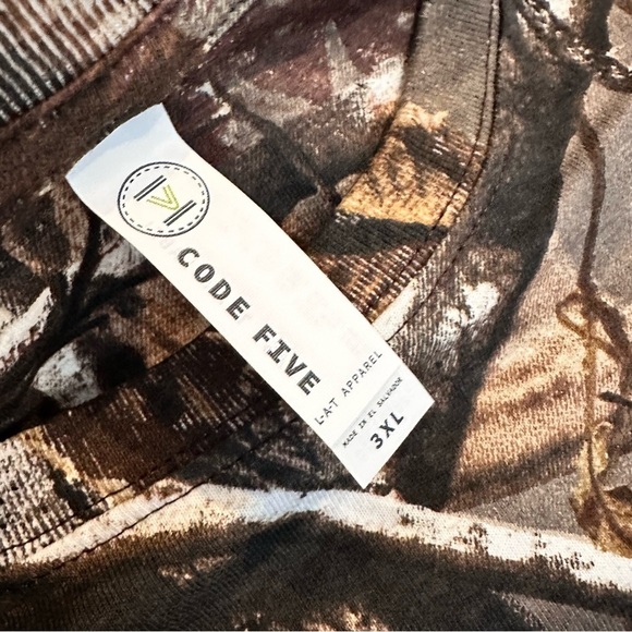 BUNDLE “2” Code Five Realtree AP camo t-shirts hunting fishing 3XL - Picture 3 of 4